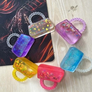 Jouet Squishy Sac à Main TPR, Jouet à Presser Scintillant à la Maltose, Jouet Sensoriel Anti-Stress pour Enfants et Adultes - Product Image 3