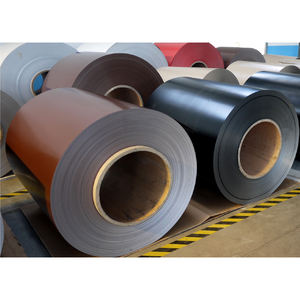 DIN 17162 Contenedor laminado en frío Acero Ppgl Techo de aluminio Rollos de metal 0,3 0,4mm Bobina recubierta de color - Product Image 4