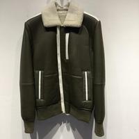 Veste en cuir véritable pour homme, en laine/cachemire vert, avec fermeture éclair, respirante, coupe-vent, décontractée et élégante pour l'hiver – Vente en gros usine