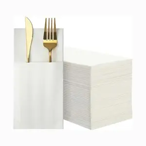 批发定制设计彩色气流餐巾纸回收纸浆40厘米 * 40厘米待售餐巾纸晚餐餐巾纸