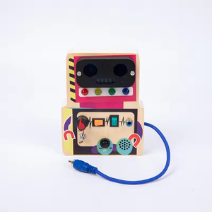 Bận rộn Hội Đồng Quản trị cho trẻ mới biết đi trẻ em robot cảm giác đồ chơi cho trẻ em tự kỷ với led công tắc đèn và chuyển đổi chuyển đổi di động thần tài - Product Image 3