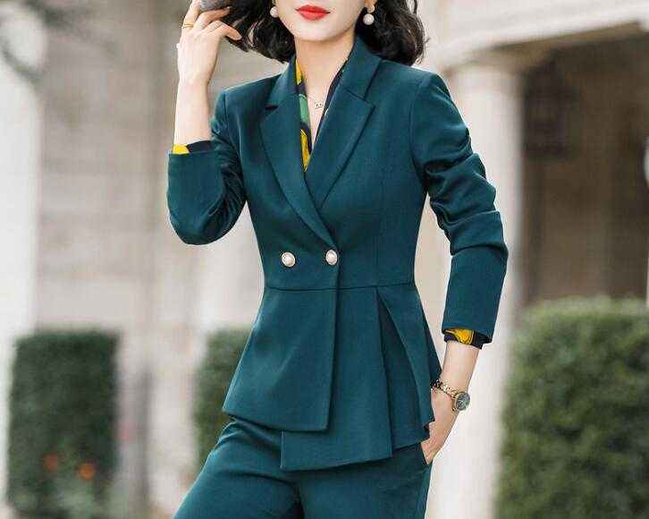 Ensemble costume pour femmes, costume de bureau, nouvelle mode