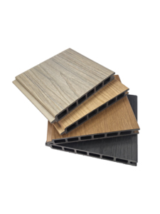 Panneaux de clôture en composite <span class=keywords><strong>bois</strong></span>-plastique écologiques WPC pour jardin, extérieur, coupe-vent, ignifuges, sécurité accrue, clôture de cour - Product Image 2