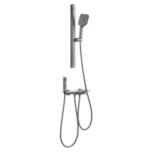 Cabezal de Ducha Manual de Alta Presión con 5 Modos de Rociado y Manguera de Acero Inoxidable para Agua Dura - Product Image 2
