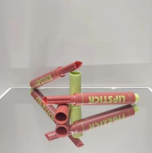 Chocolate 8ml Tubo de plástico transparente Capacidad 6ml Loción de labios de plástico/Tubo de lápiz labial de 10ml Envase cosmético Tubo de labios de plástico - Product Image 5