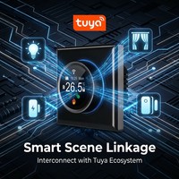 Thermostat intelligent Tuya WiFi avec écran TFT de 1,28 pouce et bouton rotatif pour le contrôle des systèmes de chauffage électrique, de chauffe-eau 3A et de chaudière à gaz