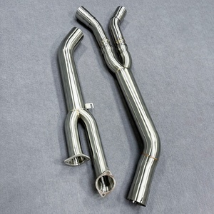 Customizable Stainless Steel Exhaust System Midpipe 3.5" 89mm Single Car Exhaust Mid Pipe for BMW M2 G87 S58 3.0T - Product Image 5