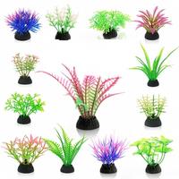 Accessoires pour aquarium PKY, plantes aquatiques, 6 couleurs, décorations pour aquarium, plantes en plastique