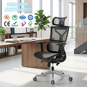 Nouveau design de bureau Appui-tête tournant Chaise fauteuil avec roues en Chine Chaises pour le travail de bureau - Product Image 1