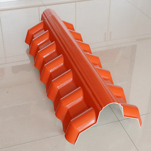 ASA Resin Roof Tile Chinese Style Waterproof Synthetic Resin Ridge Tile For Pavilion Eaves - Product Image 2