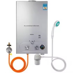 Calentador <span class=keywords><strong>de</strong></span> <span class=keywords><strong>agua</strong></span> a <span class=keywords><strong>gas</strong></span> sin tanque instantáneo comercial <span class=keywords><strong>de</strong></span> 12L con carcasa <span class=keywords><strong>de</strong></span> acero inoxidable Tipo <span class=keywords><strong>de</strong></span> combustión Uso al aire libre Compatible con propano LPG - Product Image 6