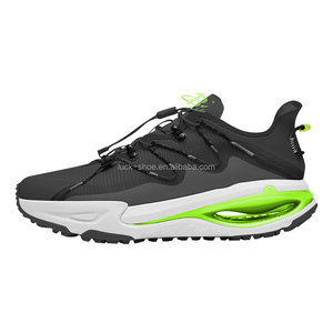 Nouveau design sans lacet chaussures de course à pied pour le <span class=keywords><strong>sport</strong></span> baskets de mode respirantes chaussures de marche décontractées avec logo personnalisé OEM - Product Image 2