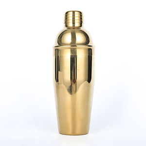Ensemble de shaker à cocktails fantaisie en acier inoxydable de 750 ml avec un design moderne et simple pour bar - Product Image 5