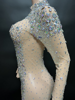 Novance Y2222-CA Produits les plus vendus 2023 Robe de soirée scintillante sexy en strass pour femme Robe de soirée