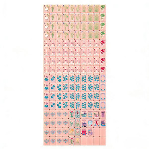 Tuiles de Mahjong Américaines en Acrylique Modernes, Luxueuses, Écologiques, Durables et Portables, en Gros, avec 160 Tuiles pour des Rassemblements de 4 Joueurs - Product Image 4