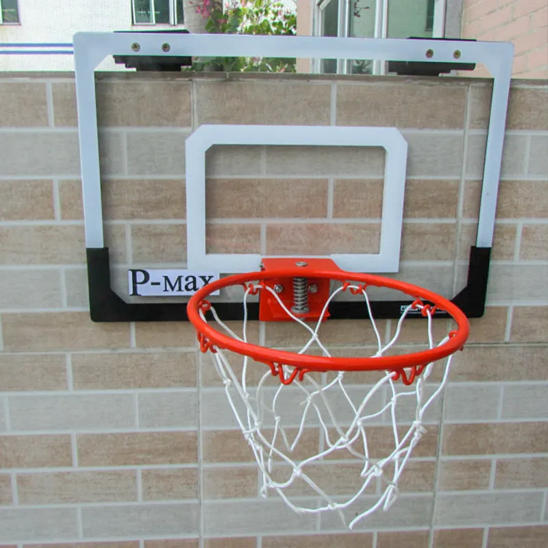卸売屋内ミニチュアバスケットボールフープ、フープ付きバスケットボールバックボード