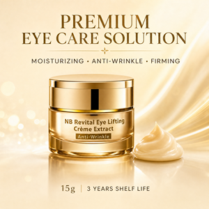Crème Contour des Yeux Revitalisante Professionnelle NB Infusée au Squalane Hydratation Profonde Raffermissante Anti-Relâchement - Product Image 1