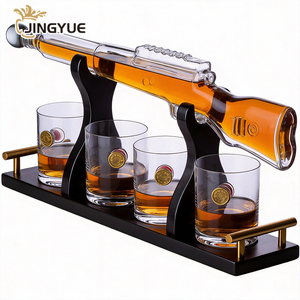 Set <span class=keywords><strong>de</strong></span> Dispensador <span class=keywords><strong>de</strong></span> Licor con Forma <span class=keywords><strong>de</strong></span> Escopeta, Decantador <span class=keywords><strong>de</strong></span> Whisky <span class=keywords><strong>de</strong></span> 500 ml con Vasos <span class=keywords><strong>de</strong></span> Whisky en Forma <span class=keywords><strong>de</strong></span> Bala, Regalo para Hombres - Product Image 1