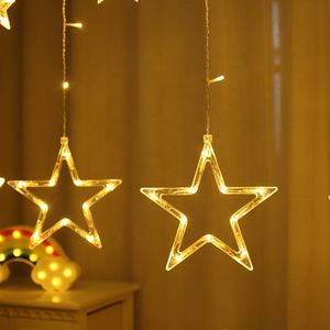 ムーンスターストリングバッテリー式つららフェアリーライトマルチカラークリスマスとハロウィーンパーティーウィンドウデコレーション - Product Image 4