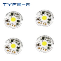 Module LED TYF, tension alternative, haute puissance 3-12W, indice d'indiceation élevé, blanc chaud, 95 Lm/W, garantie 3 ans pour l'éclairage commercial, ZHAGA