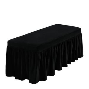Beauty Salon Spa <b>Massage</b> <b>Table</b> <b>Cover</b> Set Full <b>Cover</b> Skirt Polyester 300tc Thread Count Woven Plain Dyed 40 TY-0911-13 Colorful - Product Image 1