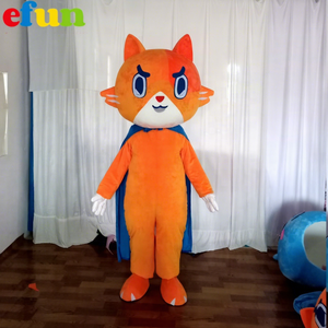 Efun <span class=keywords><strong>ชุด</strong></span>คอสเพลย์มาสคอตแมวสีส้มน่ารักกำหนดเองได้1ชิ้น - Product Image 1