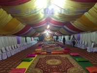 Grandes tentes arabes 15x20m 10x40m Chapiteaux en aluminium pour les mariages en plein air Salons et événements à Dubaï