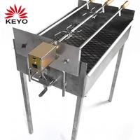 야외 스테인레스 스틸 키프로스 불고기 바베큐 그릴 키프로스 바베큐 motorised spit roas rotisserie 바베큐 그릴