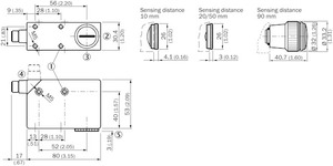 Capteurs de luminescence SICK LUT3-852 à LED UV et boîtier large, très demandés, référence 1012871 - Product Image 2