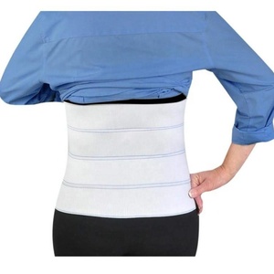 Carpeta Abdominal Post Cirugía Unisex Carpeta Abdominal de 3 paneles Cinturón de barriga plano Entrenador de cintura Cinturón de ajuste Abdominal posparto - Product Image 5