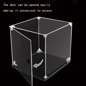 Vitrine acrylique personnalisée pour collection boîte de présentation transparente en <span class=keywords><strong>forme</strong></span> de rectangle pour poupée modèle de figurine <span class=keywords><strong>Lego</strong></span> assemblée en usine - Product Image 2