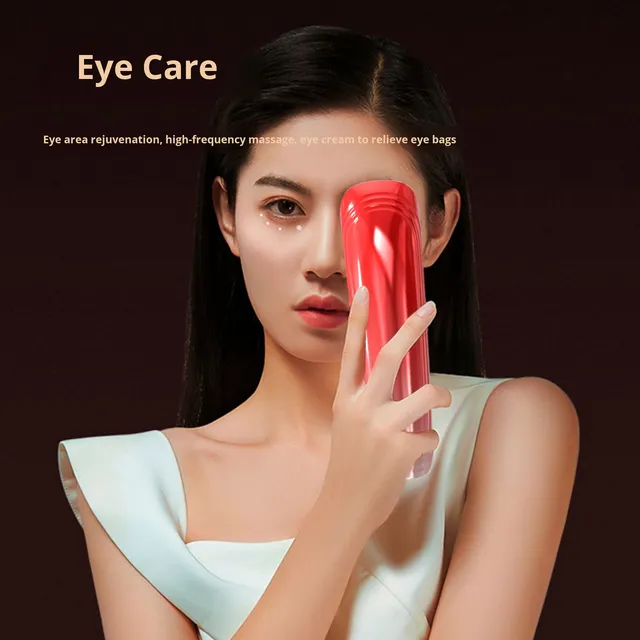 Beauty Device at Home Handheld Facial Massage Nasolabial Fold Lifting Firming with 3 Types of Lights Vibration Heating Function