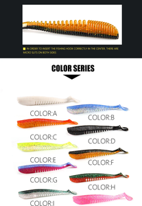 Super kontinent 5cm 8cm 9,5 cm 11cm Awaruna Angel köder Soft Lure Künstlicher Köder Predator Tackle für Hecht - Product Image 4