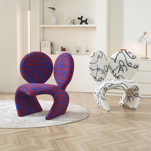 Silla de Ocio Moderna para Sala de Estar o Dormitorio, con Forma de Dibujos Animados, Silla Infantil de Metal con Tapicería de Tela, Estilo <span class=keywords><strong>Mickey</strong></span>, para Hotel o Villa - Product Image 4