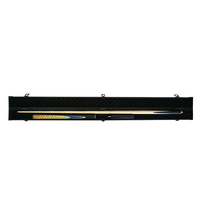 Queues de billard en ébène faites à la main sur mesure, embouts de 10mm, 2 pièces, bâton de billard en bois 3/4 articulé