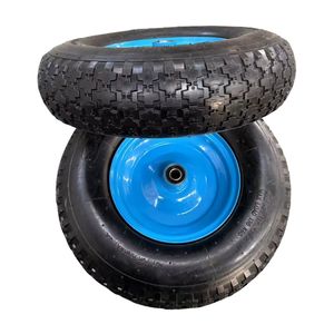 Opblaasbare 3.00-8 3.25-8 3.50-<span class=keywords><strong>6</strong></span> 4.00-<span class=keywords><strong>6</strong></span> 3.50-8 4.00-8 Polyurethaan Rubber Kruiwagen 13 14 16 <span class=keywords><strong>Inch</strong></span> Pneumatische Kruiwagen - Product Image 1