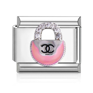 Stainless Steel Italian Modular Bracelet Heart Bow Series DIY Elastic Personalized Assembly Chain Unisex Jewelry Gift - Product Image 2