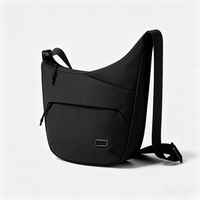 Sac bandoulière tendance pour femme, imperméable en nylon, multi-poches, sac messager de voyage