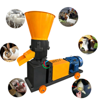Youwell Nouvelle machine à granulés d'aliments pour volailles/bovins à moteur diesel/électrique en acier au carbone haute efficacité 22 kW, capacité 800 kg/h