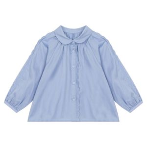 <span class=keywords><strong>Gap</strong></span> Enfant Toddler Girls Shirt Respirant O-Neck Formal Top avec motif rayé et brodé Technics Baby Tops - Product Image 3