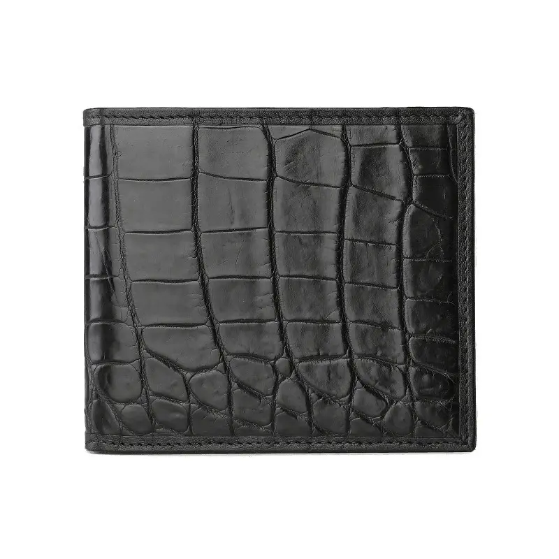 Wholesale Genuine Crocodile Skin Leather Wallet Mens Bifold Wallets Car Driving Documents ID Card Holder Wallet