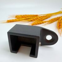 SS316 25x21mm Raccords de tube à fente contemporains STB-11-16 Support mural réglable résistant à la rouille pour système de main courante de balustrade