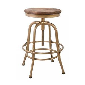 Taburete de Barra Peralta de 24 Pulgadas, Ajustable, Moderno, para Sala de Estar, Dormitorio, Apartamento, con Patas de Madera, Cómodo y Elegante - Product Image 6