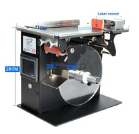 Étiqueteuse semi-automatique transparente pour coins de boîtes, anti-contrefaçon, pour étiquettes rondes à angle droit