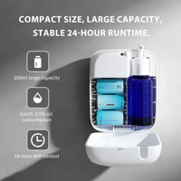 Diffuseur d'arômes sans eau à piles pour la maison, l'hôtel, la chambre, personnalisé par OEM, 200 ml, à fixation murale, nébuliseur