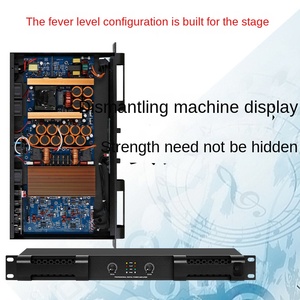 Bộ khuếch đại công suất kỹ thuật số công suất cao chuyên nghiệp âm thanh sau sân khấu tinh khiết Hifi da802 Model 2000wx4 - Product Image 3