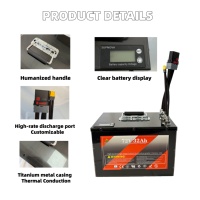 Batterie au lithium 72V 40Ah 220AMP avec BMS Bluetooth ANT pour scooter électrique, moto tout-terrain, moto à grande vitesse, EV 6000