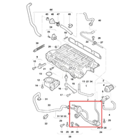 خرطوم EVAP مع صمام تنقية 06J133781AT 06J133781BT 06J133781CC لسيارات فولكس فاجن تيجوان وباسات وأودي A3 وسكودا 2007-2017
