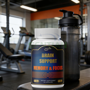 Suplemen Makanan Kapsul Nootropik Alami Premium untuk Fokus, Memori Baik, Grosir Kapsul Otak untuk Konsentrasi - Product Image 5