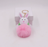 Porte-clés en fourrure d'animal de la forêt de dessin animé, sac à dos d'étudiant, décoration suspendue pour vêtements, stylo